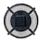 Glitzhome&#xAE; 14.25&#x22; Metal Mesh Black Solar Powered Lantern with Stand, 2ct.